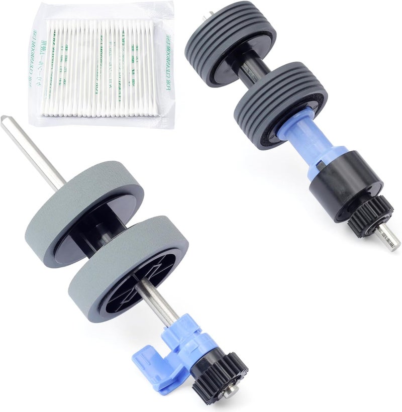 Dusledel B12B819031 Scanner Exchange Roller Kit Replacement for Epson DS-530 ES-400 ES-500W ES-865 FF-680W DS-570W DS-575 DS-770 DS-780 DS-870 DS-970 DS-975 Replace B12B819041 - Image 1